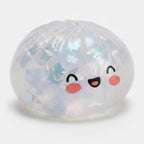 Bao Bun Squishy Slow Rising Stress Relief Fidget Toy - Transparent