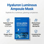 Hyaluron Moisturizing Glow Luminous Ampoule Mask 1ea