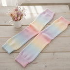 Pastel Gradient Slouch Socks - Pink Gradient