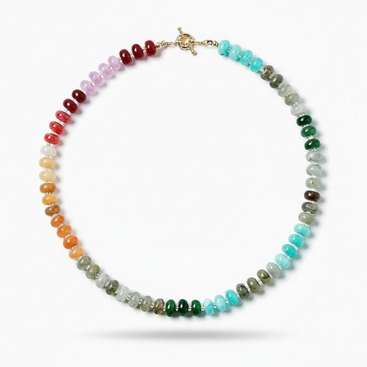 Chunky Gemstone Bead Necklace - Type 5