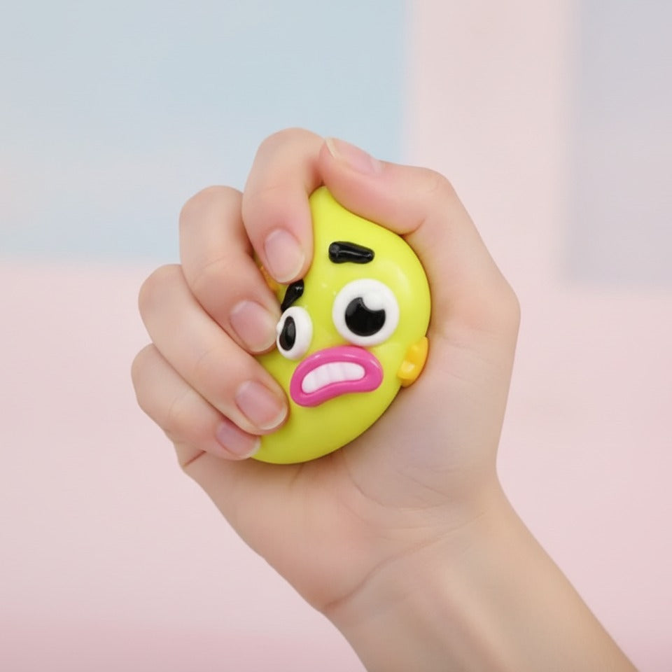 Blob Stress Ball Toy - Green - squeeze in hand