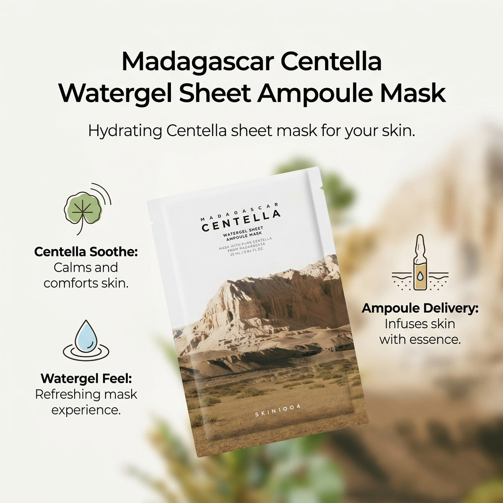 Madagascar Centella Watergel Sheet Ampoule Mask