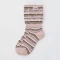 Pink Striped Crew Socks – apparel accessories (view 1)