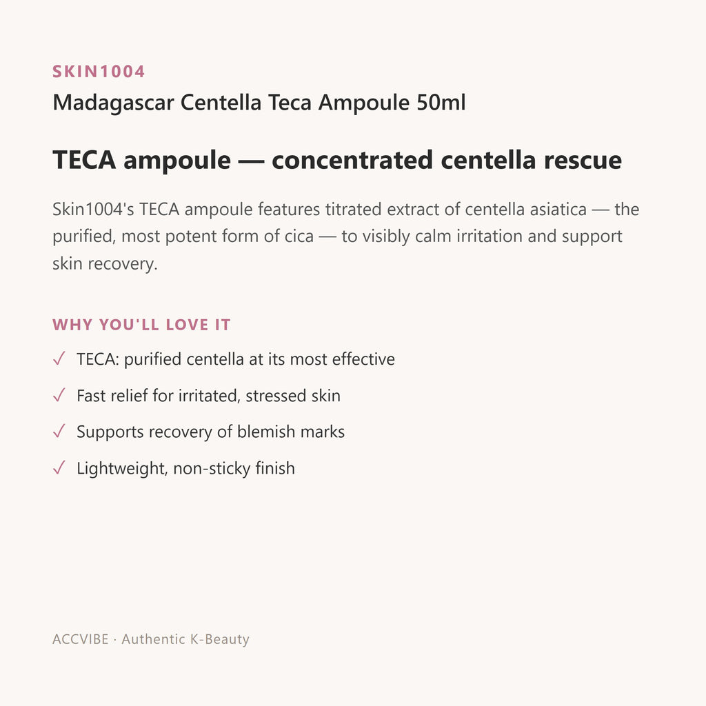 Skin1004 Madagascar Centella Teca Ampoule 50ml – Korean serum/ampoule (view 1)