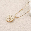 24K Gold Plated Photo Locket Stainless Steel Necklace