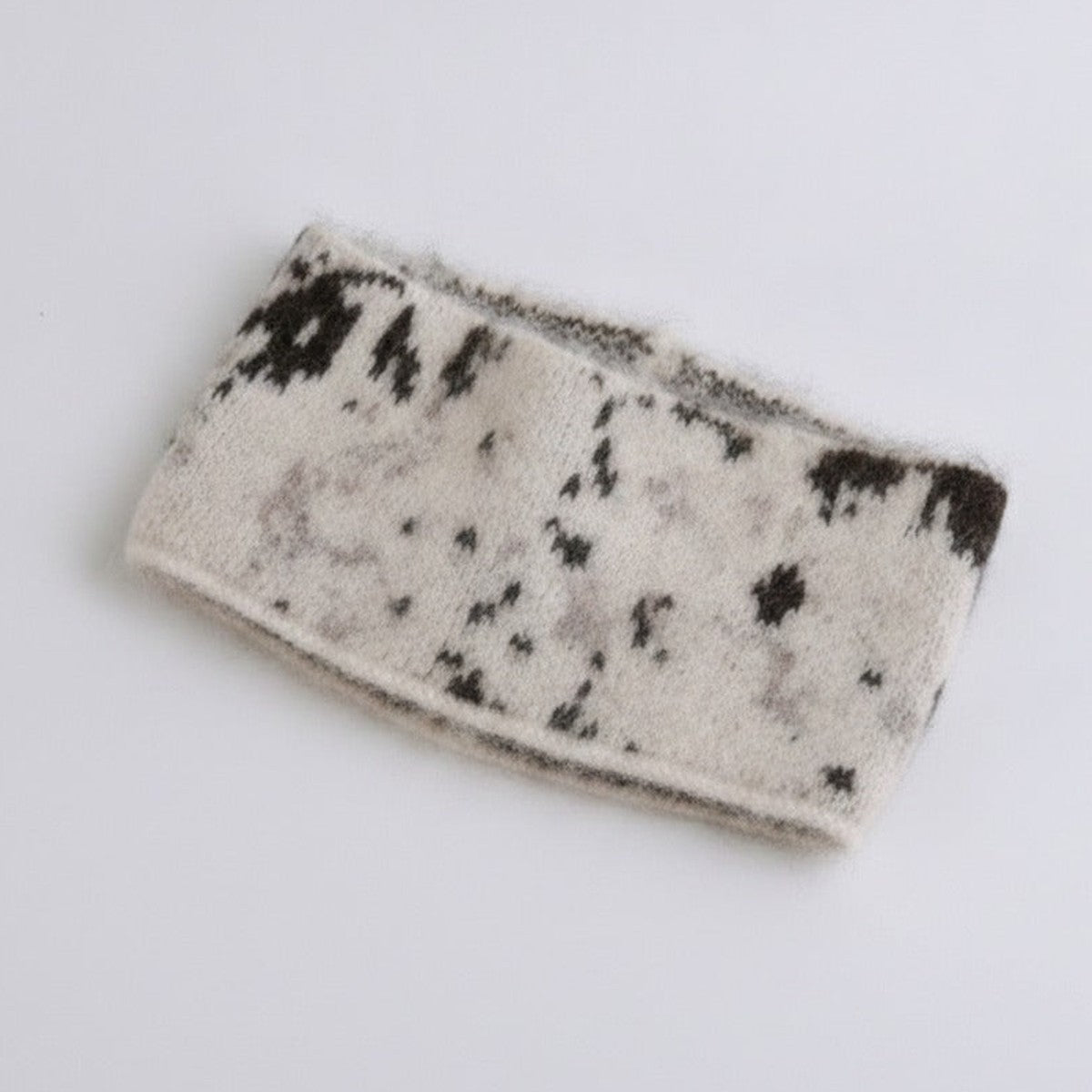 Cozy Knit Headband - Beige Speckle