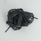 Black Lace Hair Claw With Ribbon Bow – hair accessories (view 1)