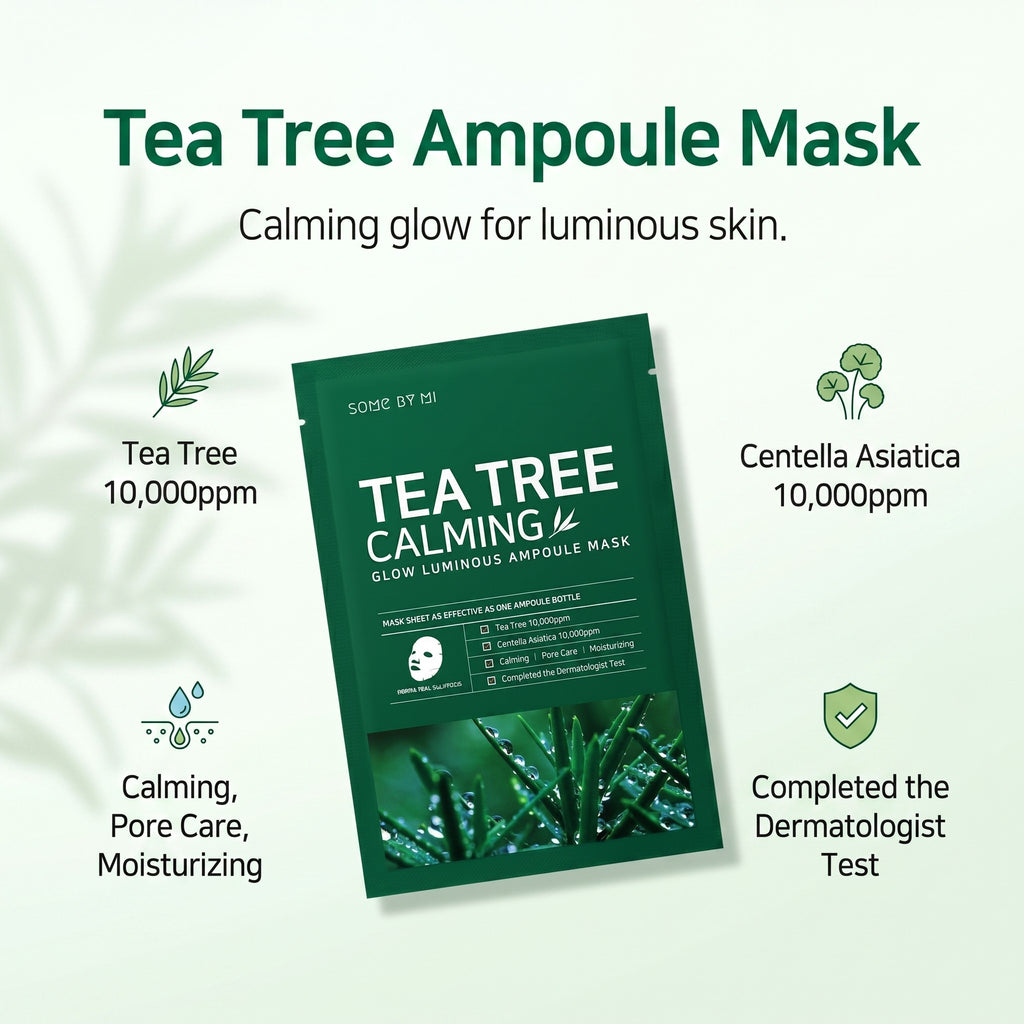 Tea Tree  Calming Glow Luminous Ampoule Mask 1ea