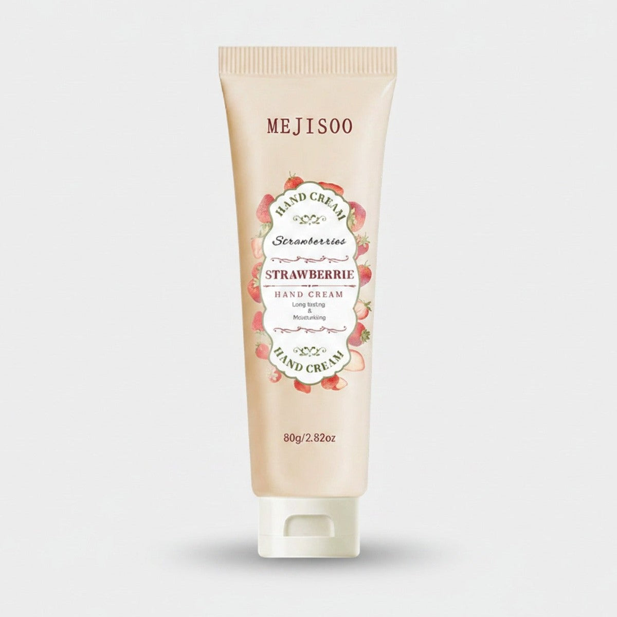 Strawberry Hand Cream Moisturizing Floral Tube – Korean beauty tool (view 1)