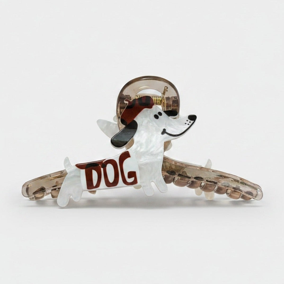 Dog Astronaut Acrylic Hair Claw Clip – hair accessories (view 1)