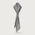 Black and White Striped Neck Scarf – scarves & belts (view 1)
