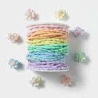 Pastel Wavy Hair Tie Set Pastel Rainbow