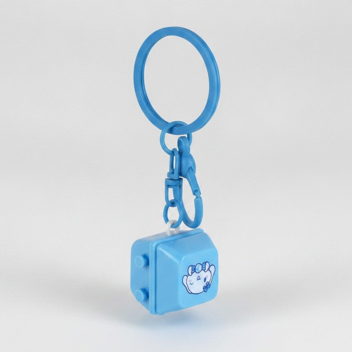 Mini Light-Up Game Keychain - Blue