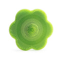 Flower-shaped facial cleansing brush - Green