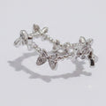 Butterfly Charm Rhinestone Silver Ring – jewelry (view 1)