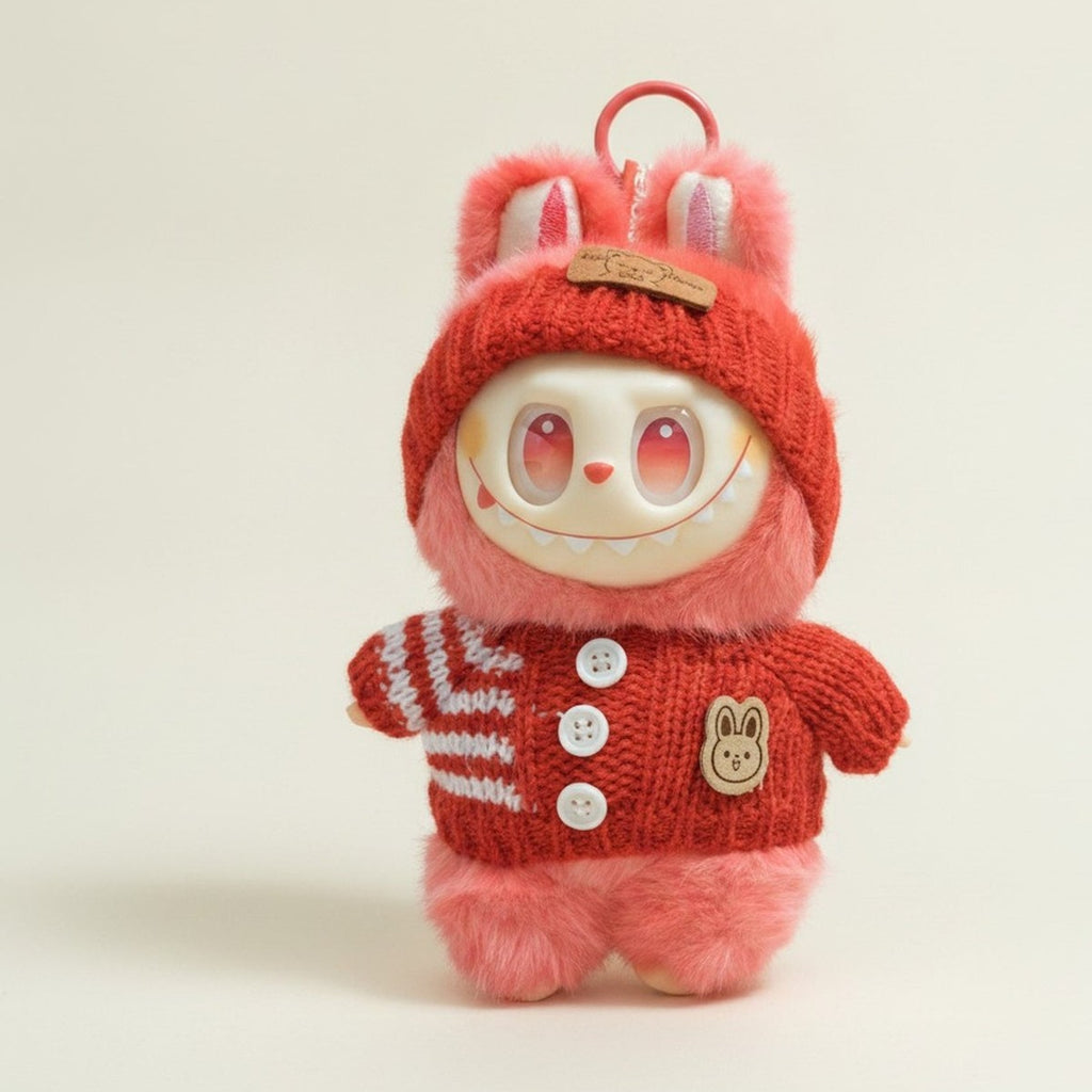 Creepy Cute Bunny Plush Keychain – novelty & toys (view 1)