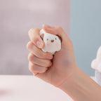Cute Brown Spot Puppy Figurines Set - squeeze in hand