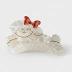 Cloud Hair Claw With Red Bow – hair accessories (view 1)
