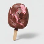 Ice Cream Bar Crunchy Squishy Stress Relief Fidget Toy - Coffee