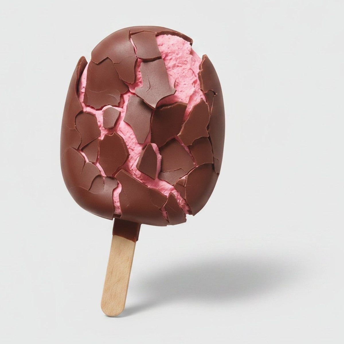 Ice Cream Bar Crunchy Squishy Stress Relief Fidget Toy - Coffee