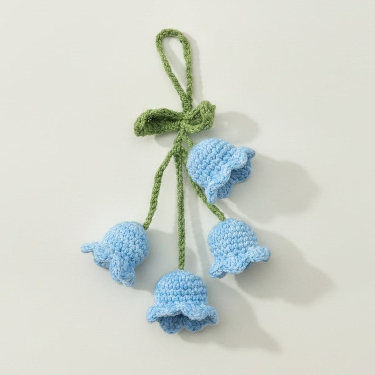 Crocheted Bellflower Hanging Charm – apparel accessories (view 1)