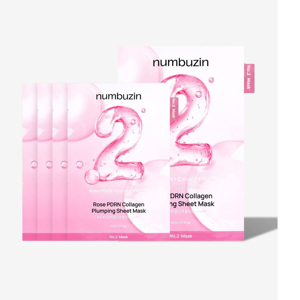 No.2 Rose PDRN Collagen Plumping Sheet Mask (5EA)