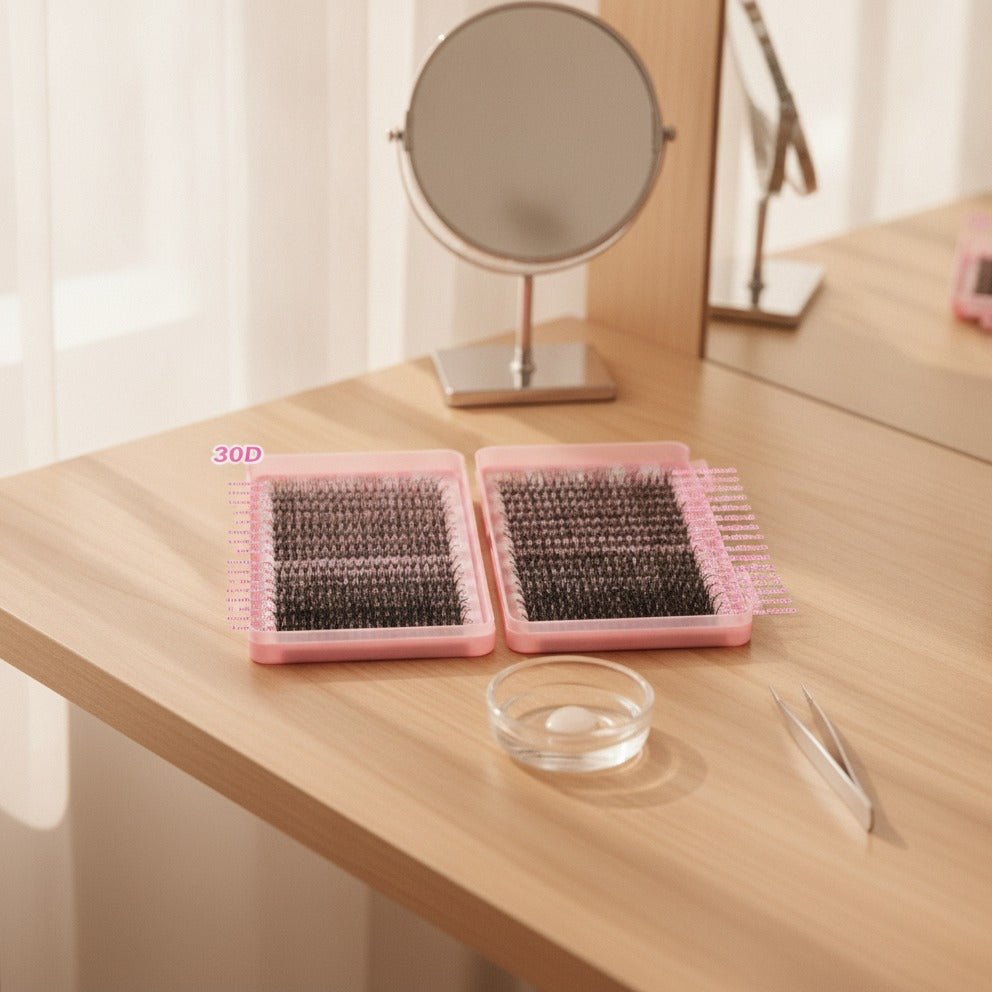 Individual Cluster Lashes Kit - 32 Lashes Variety Pack