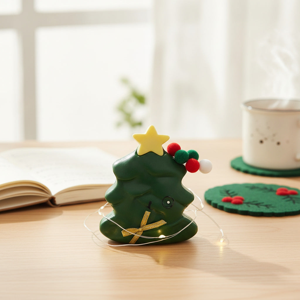 Merry Snowman Squishy Buddy - Christmas Tree