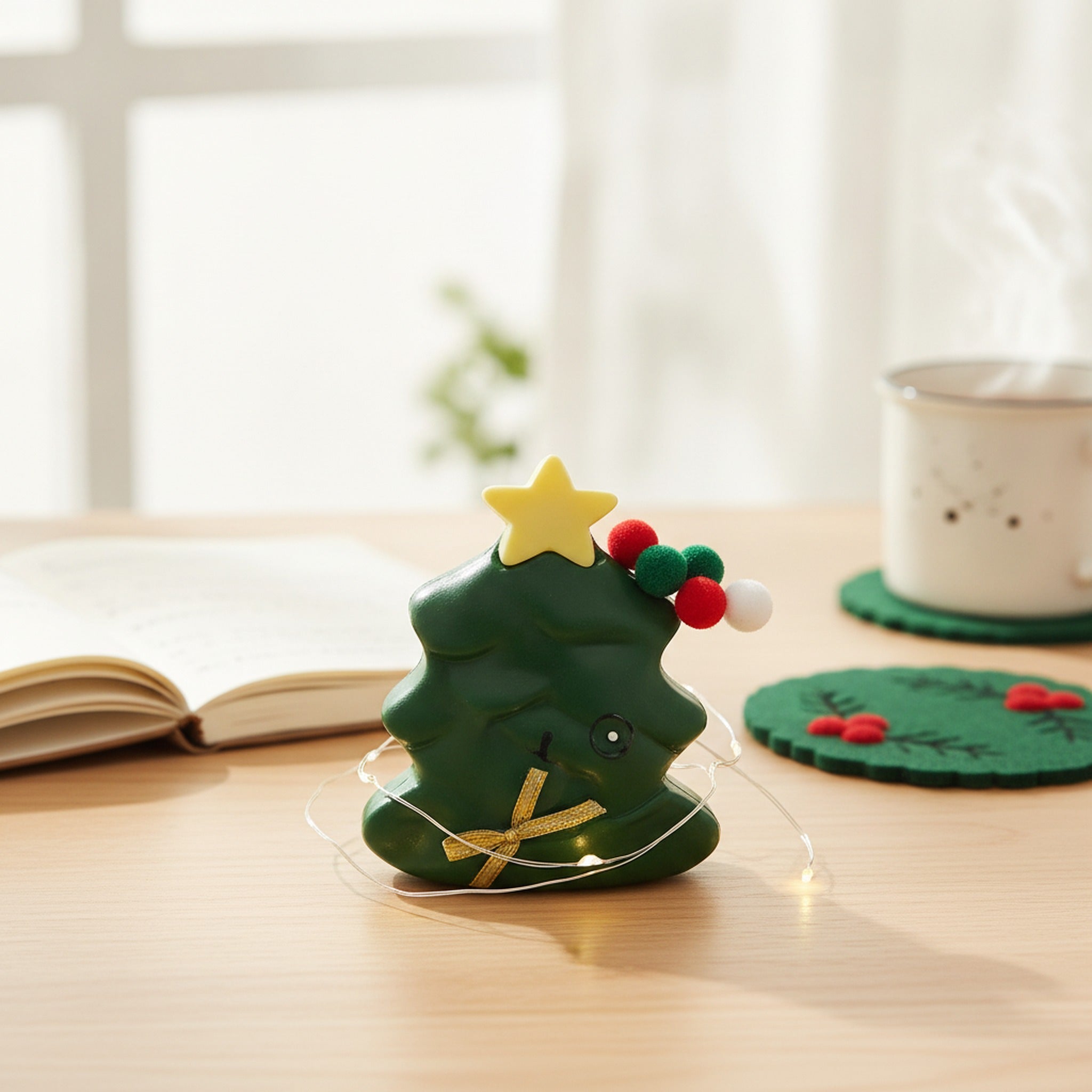 Merry Snowman Squishy Buddy - Christmas Tree
