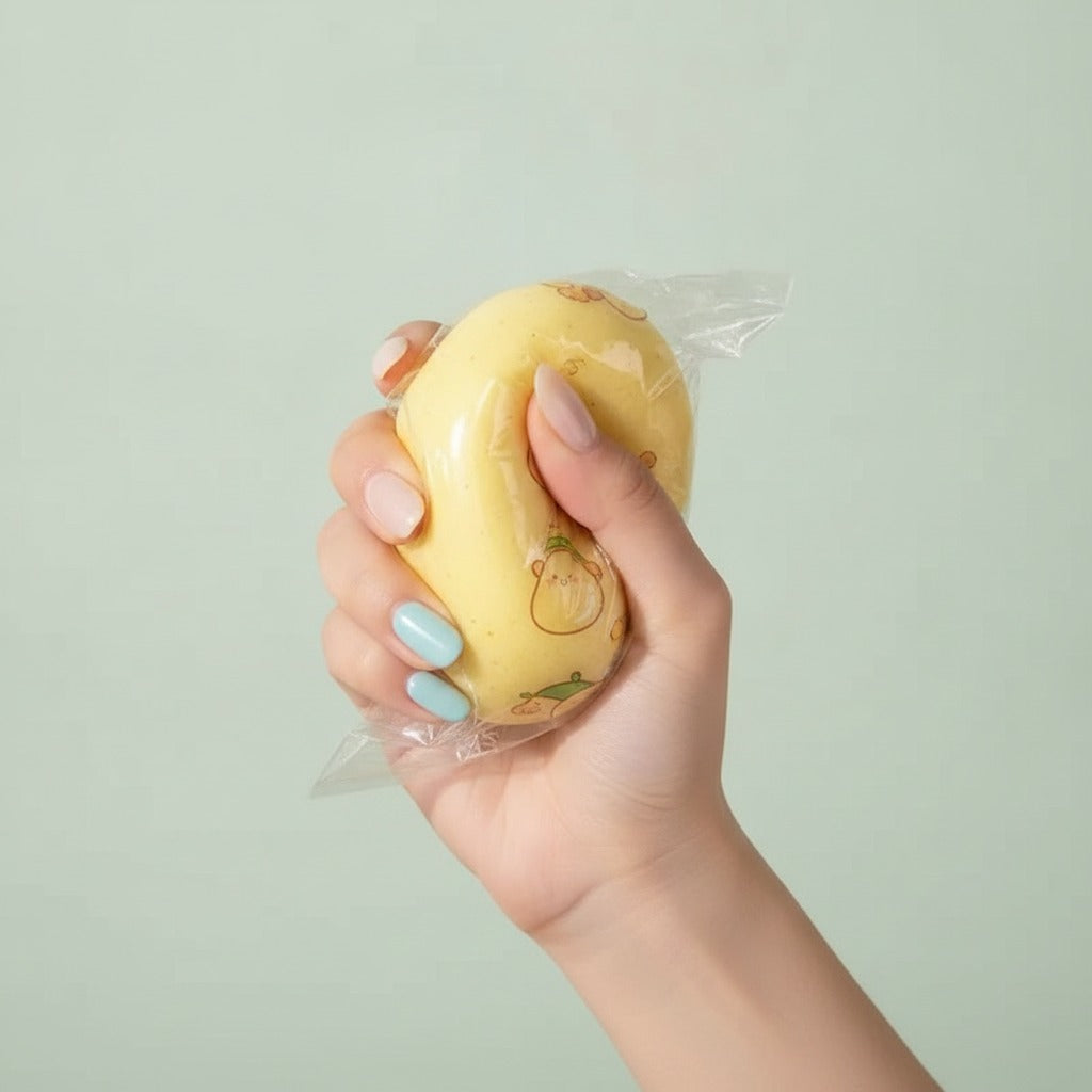 Creamy Organic Potato Sprout Duo Pack - squeeze in hand