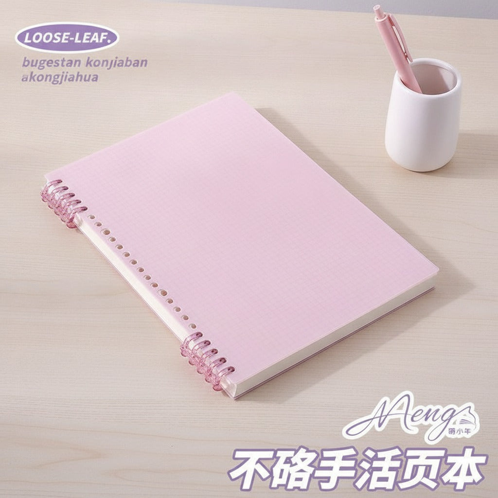 Moon Phase Spiral Notebook - Cherry Blossom