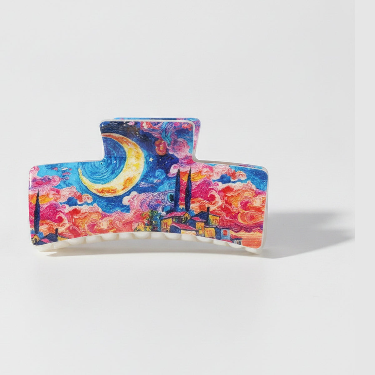 Sunset Boat Ocean Hair Claw Clip - Starry Night Sky – hair accessories (view 1)