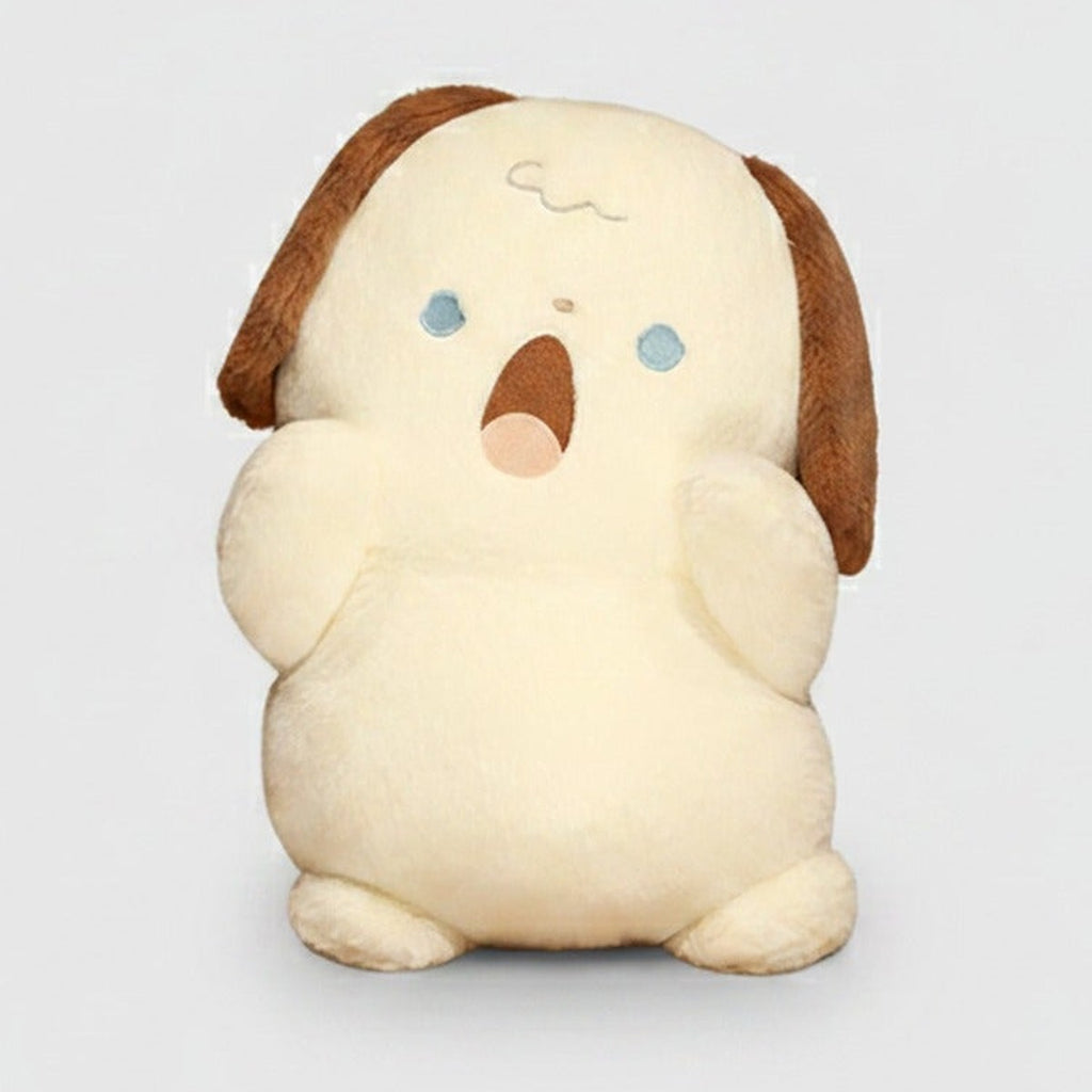 Cream Brown Floppy Ear Puppy Plush Toy – novelty & toys (view 1)