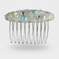 Beaded Pearl Rhinestone Hair Comb Clip – hair accessories (view 1)