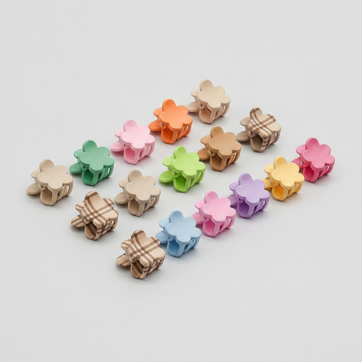 Flower Hair Clips Set - Flowers – hair accessories (view 1)