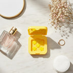 Star Mini Makeup Storage Box Yellow