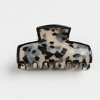 Tortoiseshell Hair Claw Clip - Black & White Tortoiseshell – hair accessories (view 1)