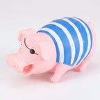 Funny Screaming Pig Squeeze Toy - Type 1 Striped Shirt