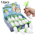 Red Persimmon Moldable Squishy Toy - White