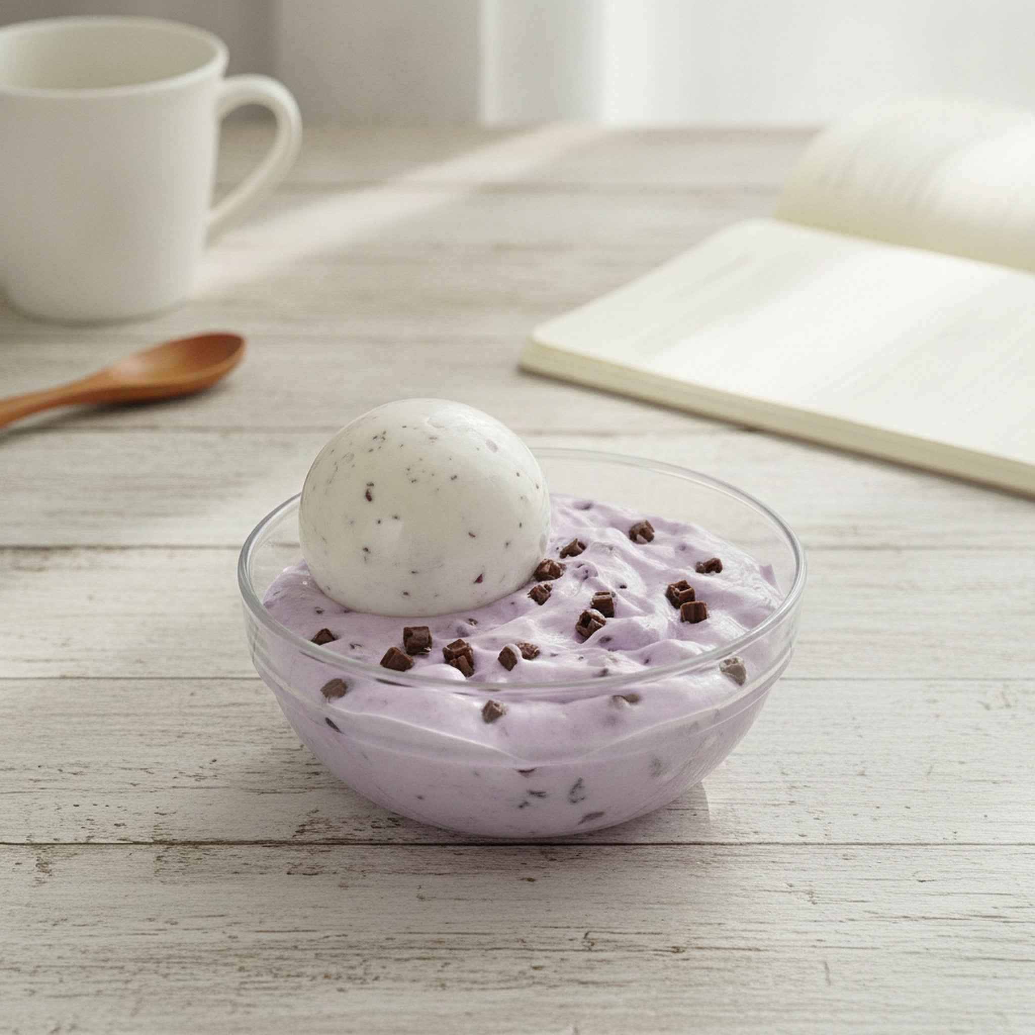 Creamy Squishy Dessert Bowl - Taro Purple Sweet