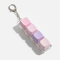 Smiley Face Keychain With Blocks - Type 4