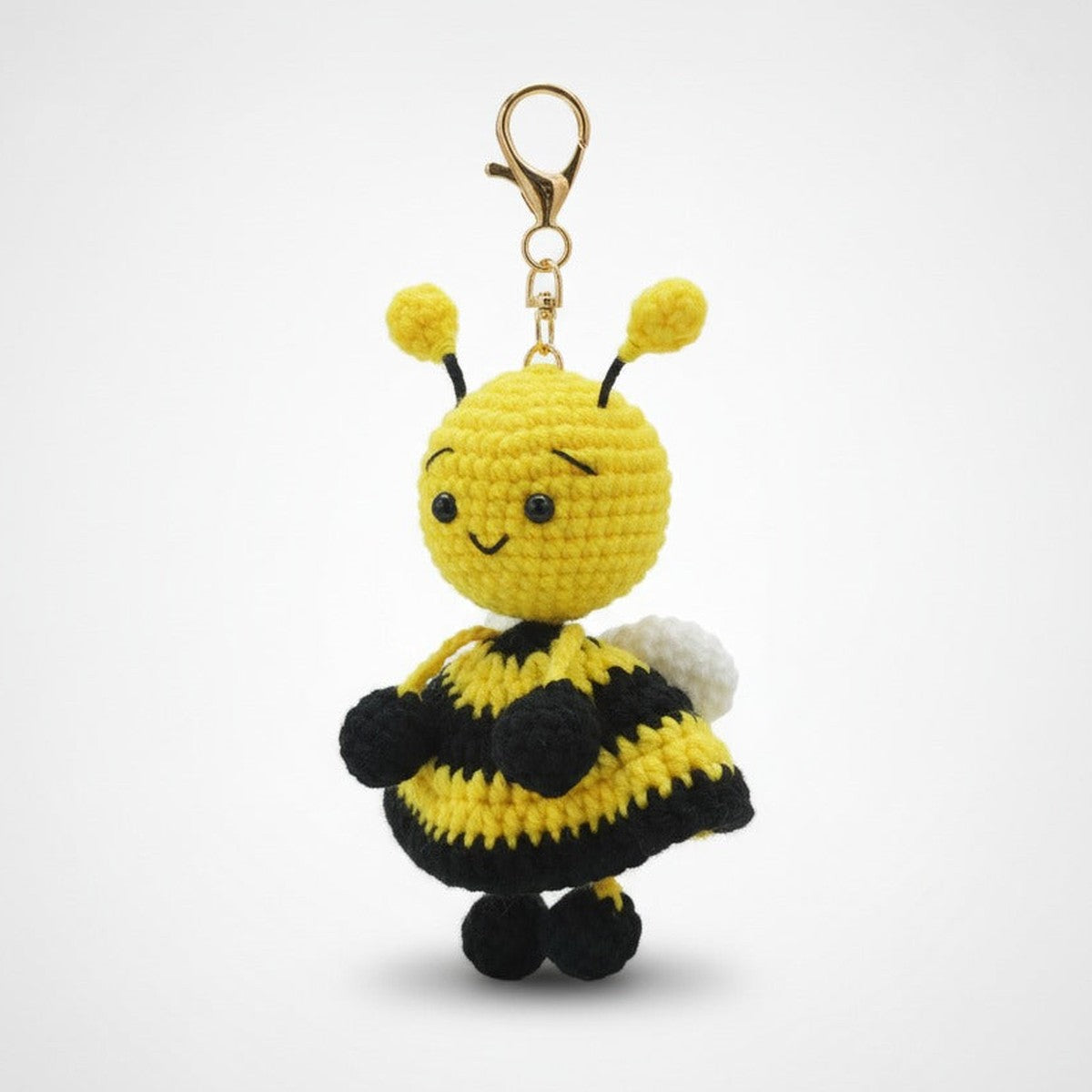 Mini Crochet Keychain DIY Kit - Bee