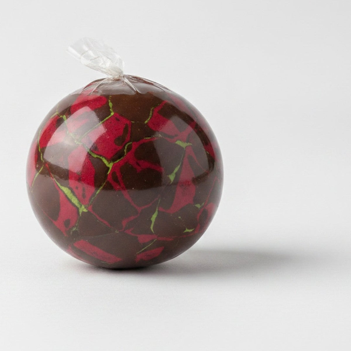 Crispy Bubble Squishy Ball - Deep Red