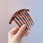 Tortoise Shell Hair Claw - Red Leopard