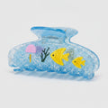 Ocean Vibes Mini Hair Claw - Blue Ocean