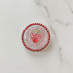 Strawberry Glitter Phone Grip - Red