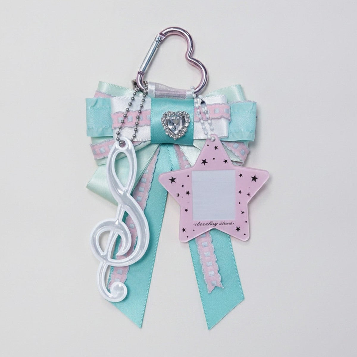 Dreamy Star Bow Bag Charm - Green