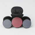 Tri-Sphere Hair Claw Clip - Small Pink + Gray Hair Clip – hair accessories (view 1)
