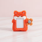 Fuzzy Fox Cup Charm - Orange