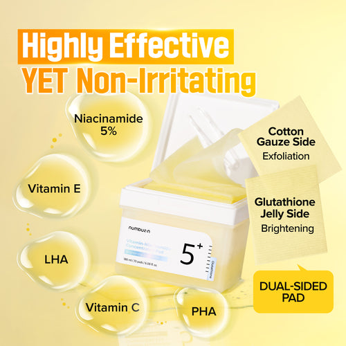 No.5+ Glutathione Vitamin Concentrated Toner Pad (70 Pads)